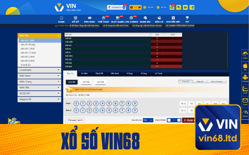 Xổ Số Vin68